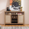 Savanna Bar Cabinet with Glass Holder - Sicotas