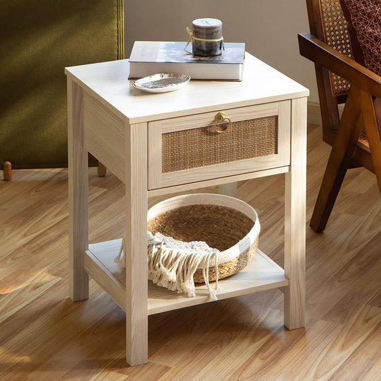 Savanna Bed Side Table with Doors