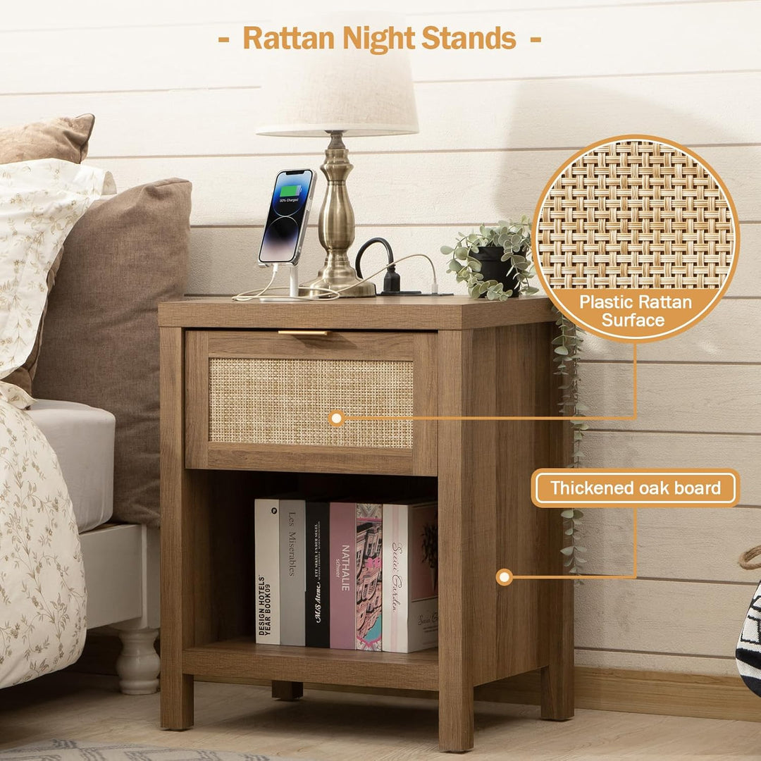 Savanna Nightstands with Drawer