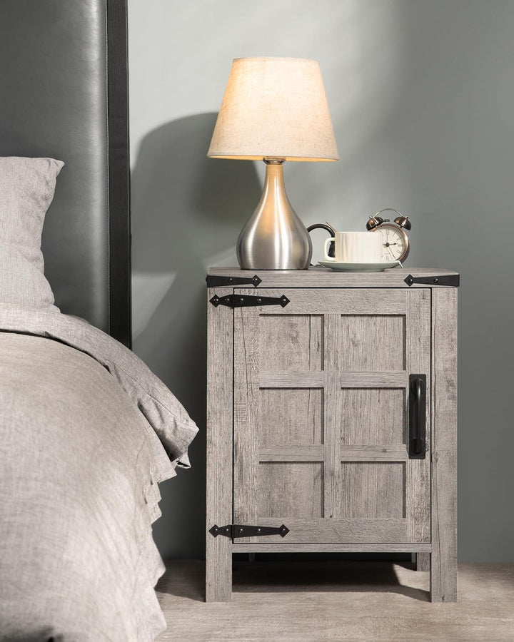Farmhouse Nightstand,Charging Station
