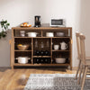 Savanna Bar Cabinet with Glass Holder - Sicotas