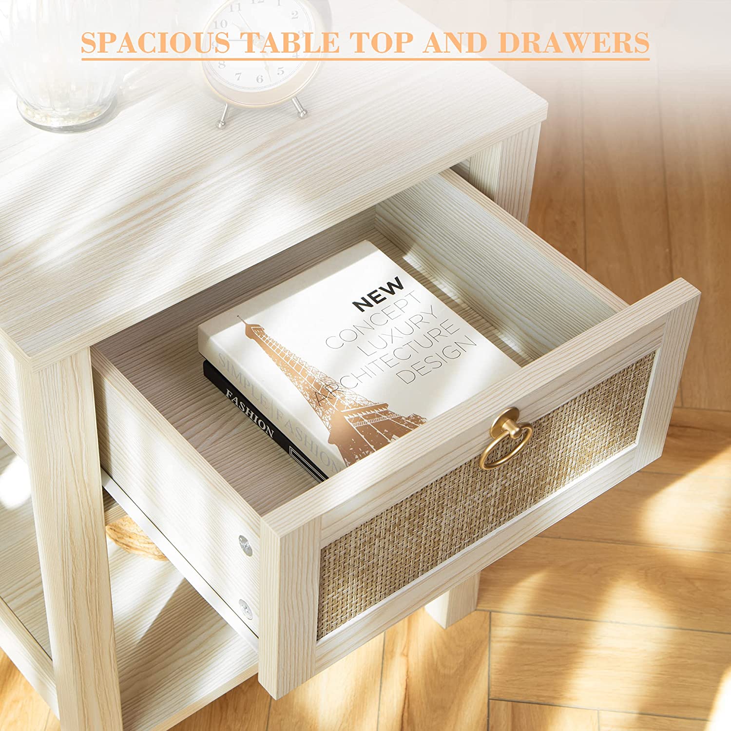 Savanna Bed Side Table with Doors