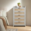 Savanna Wood Dresser, 5 Drawers - Sicotas