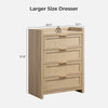 Savanna Wood Dresser, 4 Drawers - Sicotas