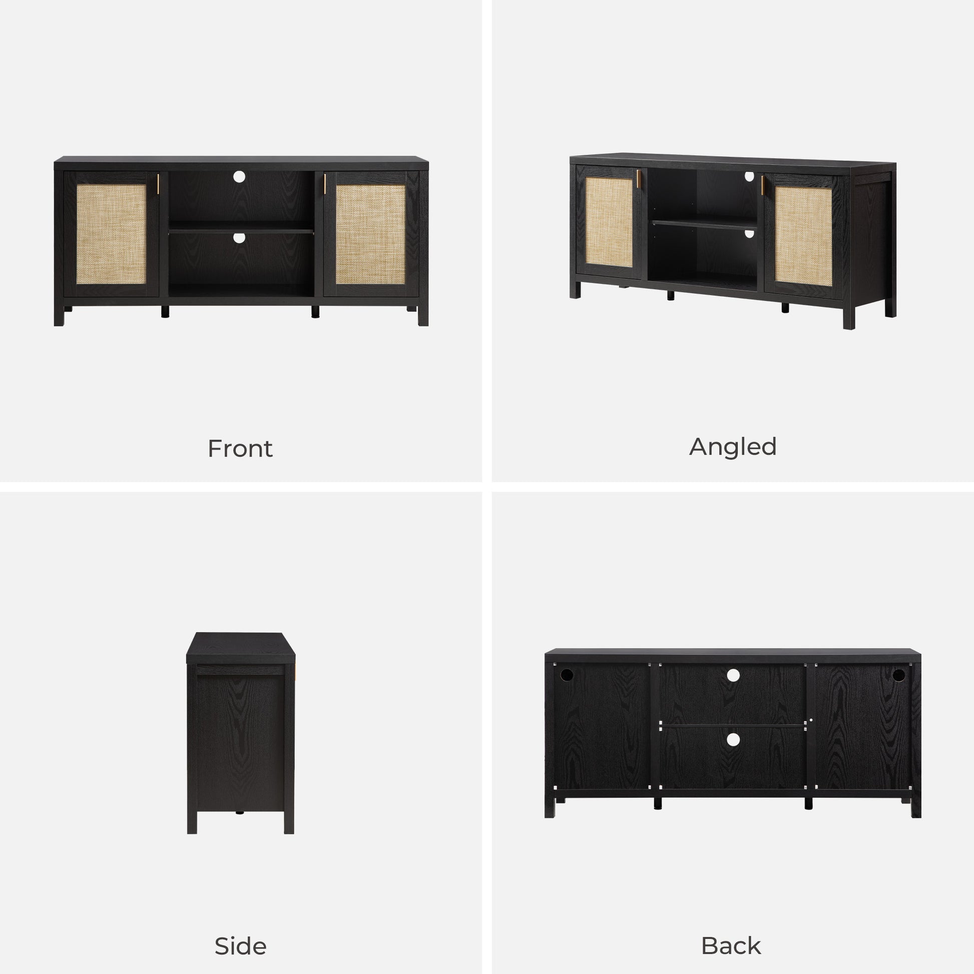 Savanna Black TV Stand - Sicotas