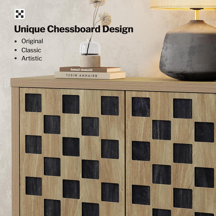 Checkered Sideboards with Doors