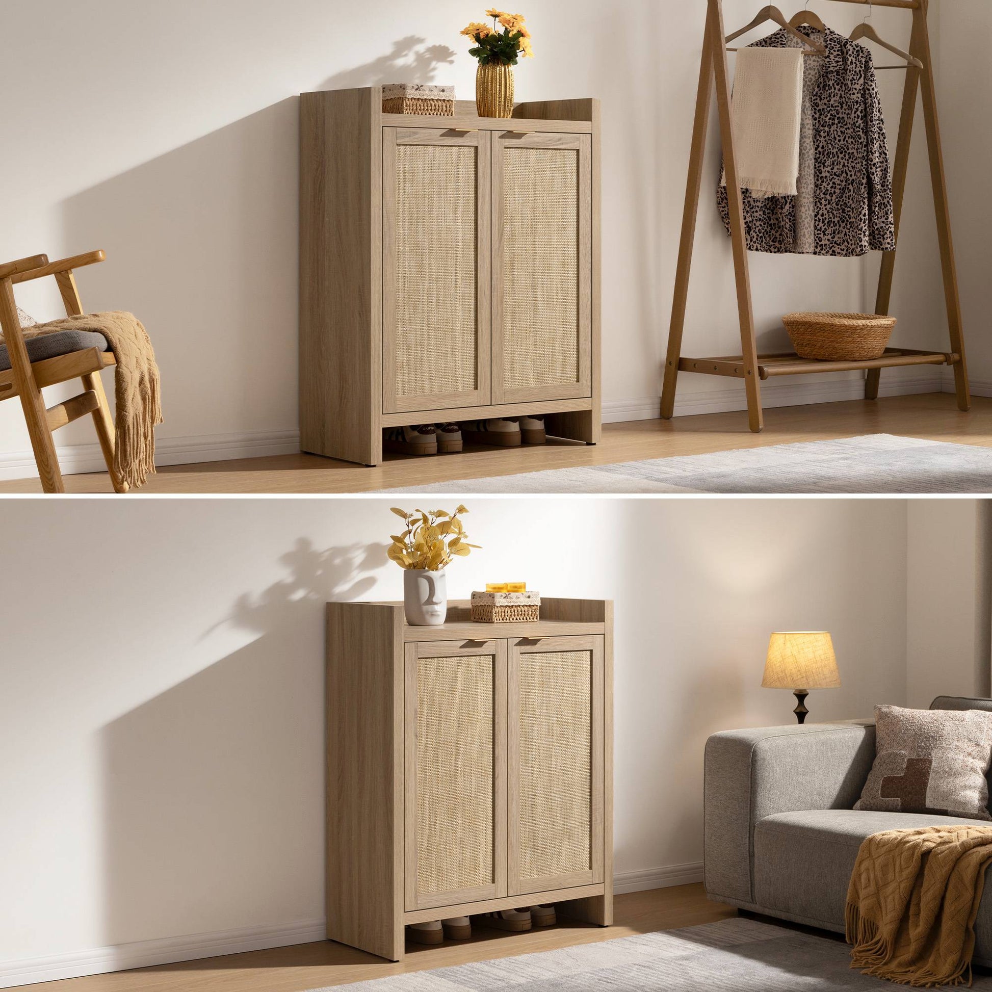 Savanna Shoe Cabinet, 2 Doors - Sicotas