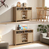 Savanna Bar Cabinet with Glass Holder - Sicotas