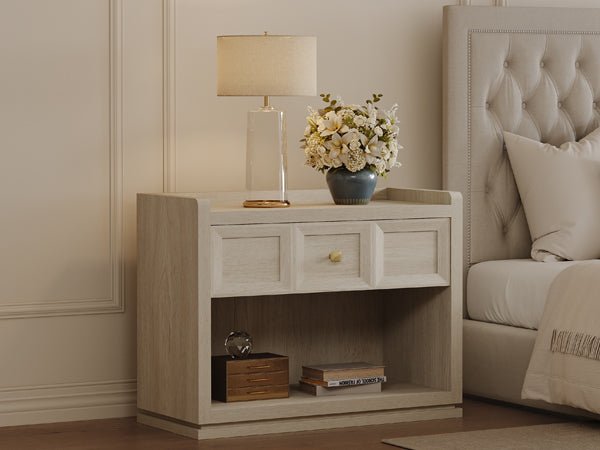 Helio Nightstand, 31 Inch Wide - Sicotas