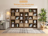 Savanna Rattan Bookcase - Sicotas