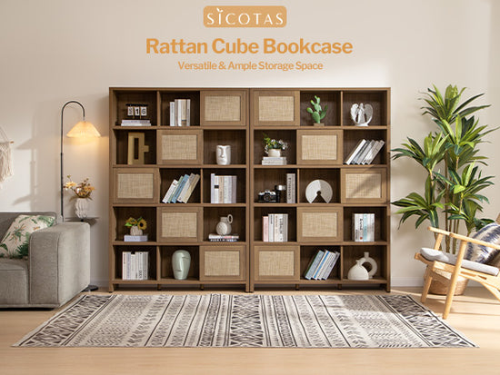 Savanna Rattan Bookcase