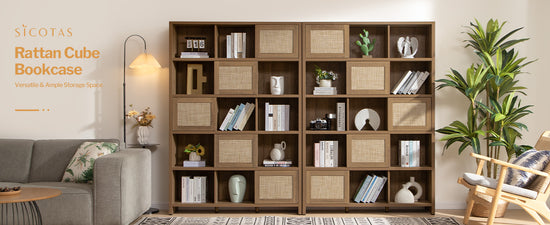 Savanna Rattan Bookcase