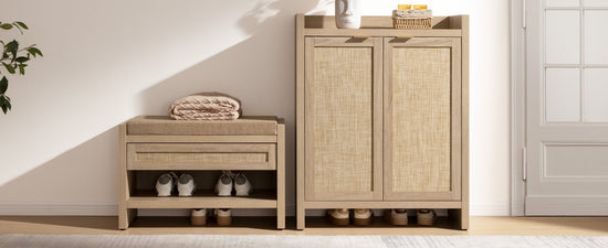 Savanna Shoe Bench with Storage - Sicotas