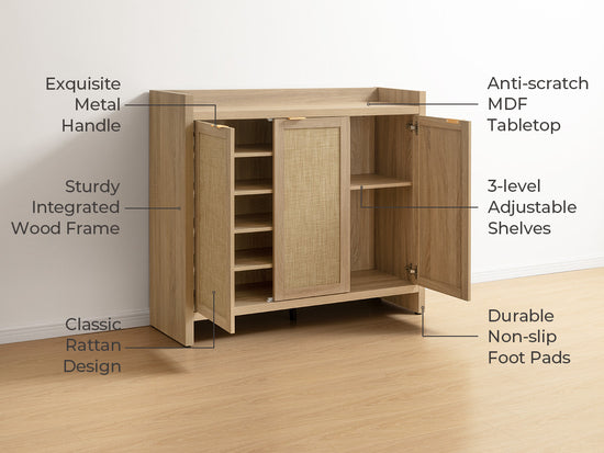 Savanna Tall Shoe Cabinet, 30 Pairs