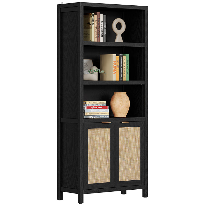 Savanna 70.9'' Tall Black Bookcase