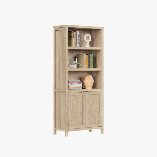 Savanna 70.9Inch Wood Bookcase - Sicotas