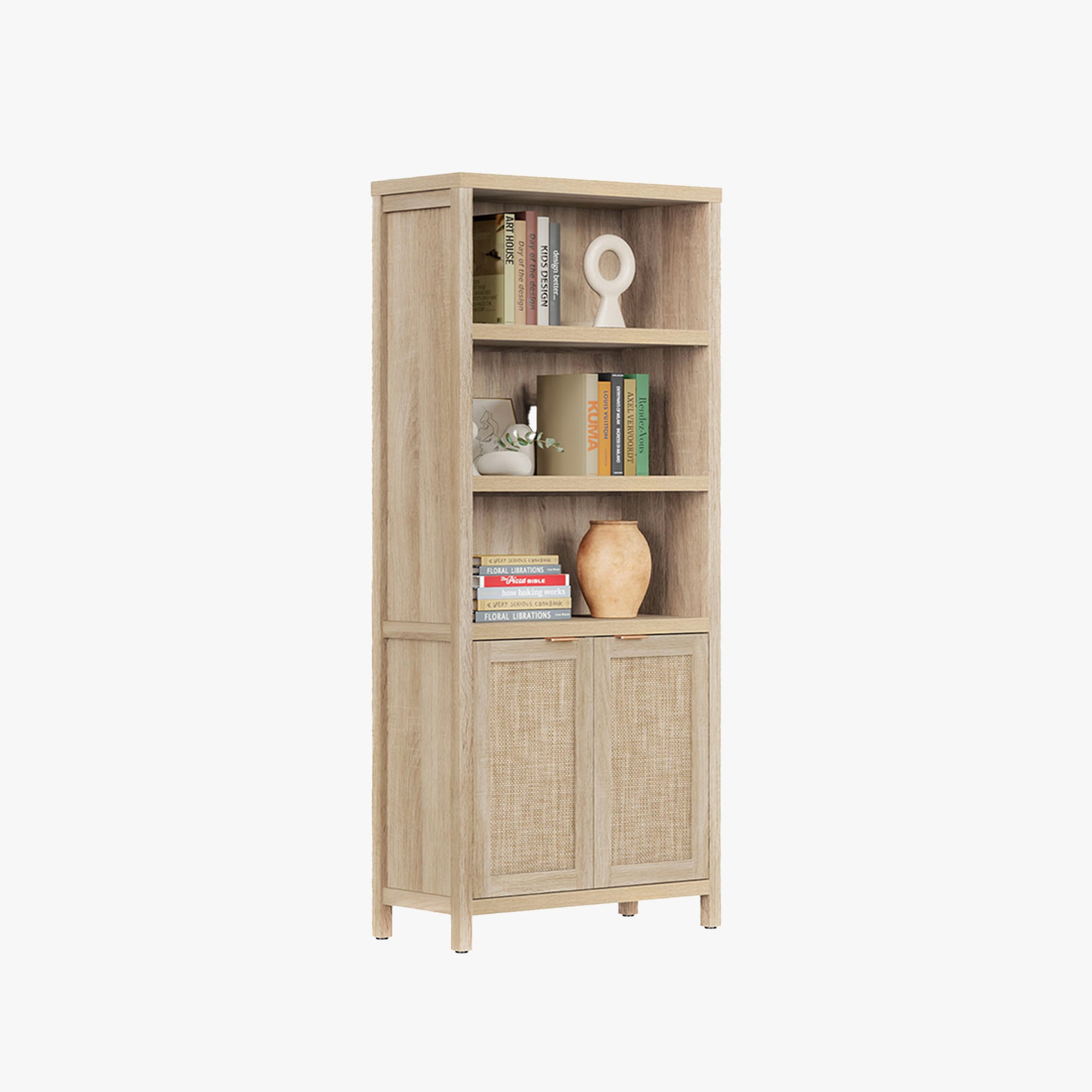 Savanna 5-Tier Tall Bookcase - Sicotas