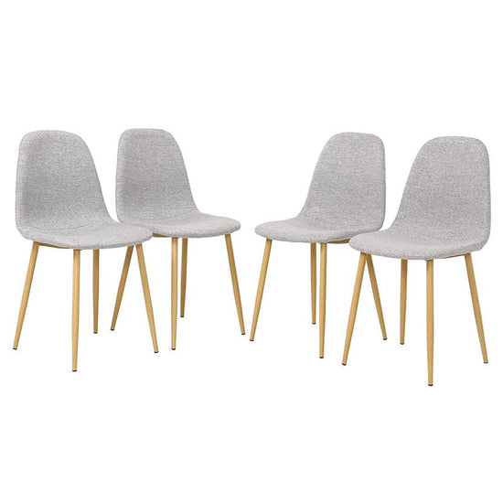 Sicotas Dining Chairs Set of 4 Gray（17”）