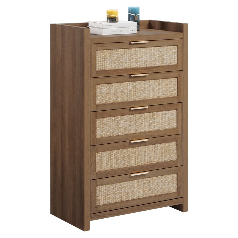 Savanna Wood Chests of 5 Drawers - Sicotas