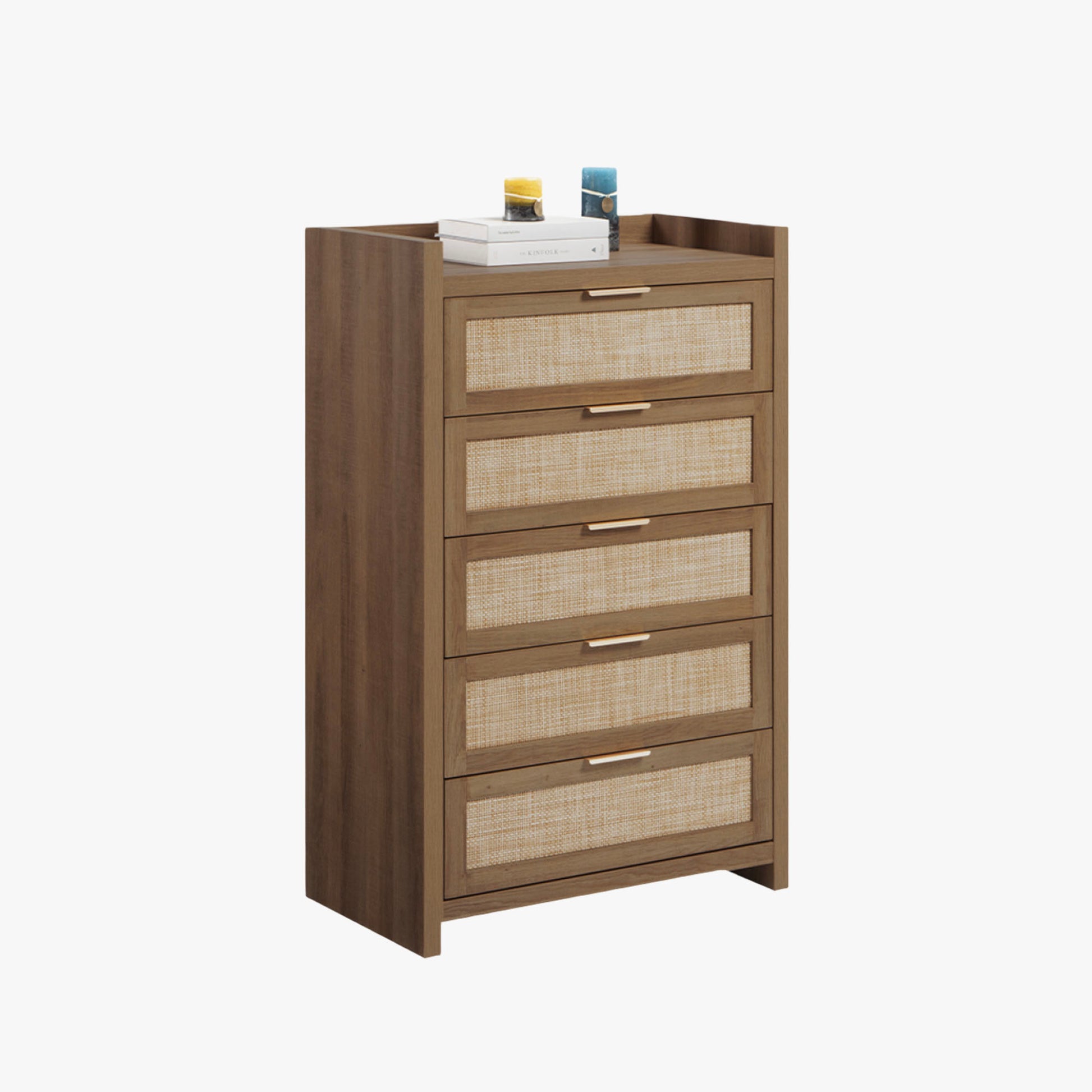 Savanna Wood Dresser, 5 Drawers - Sicotas