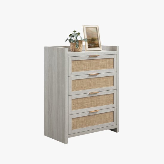 Savanna Wood Dresser, 4 Drawers