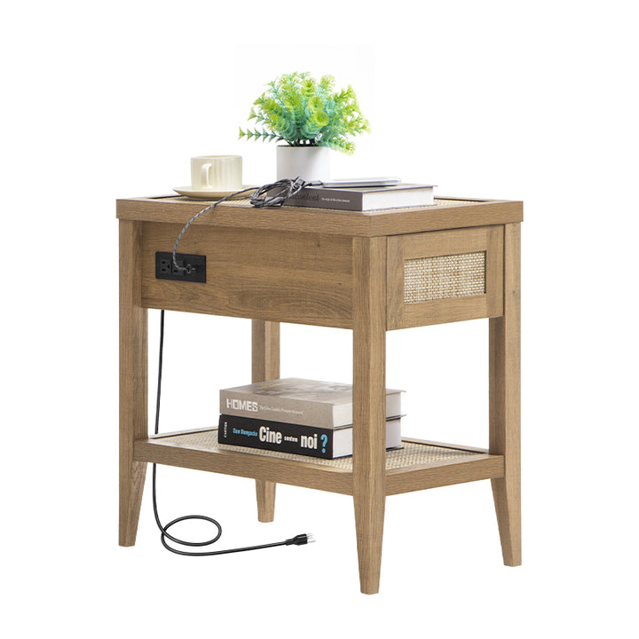 Savanna Nightstands with Charging Station