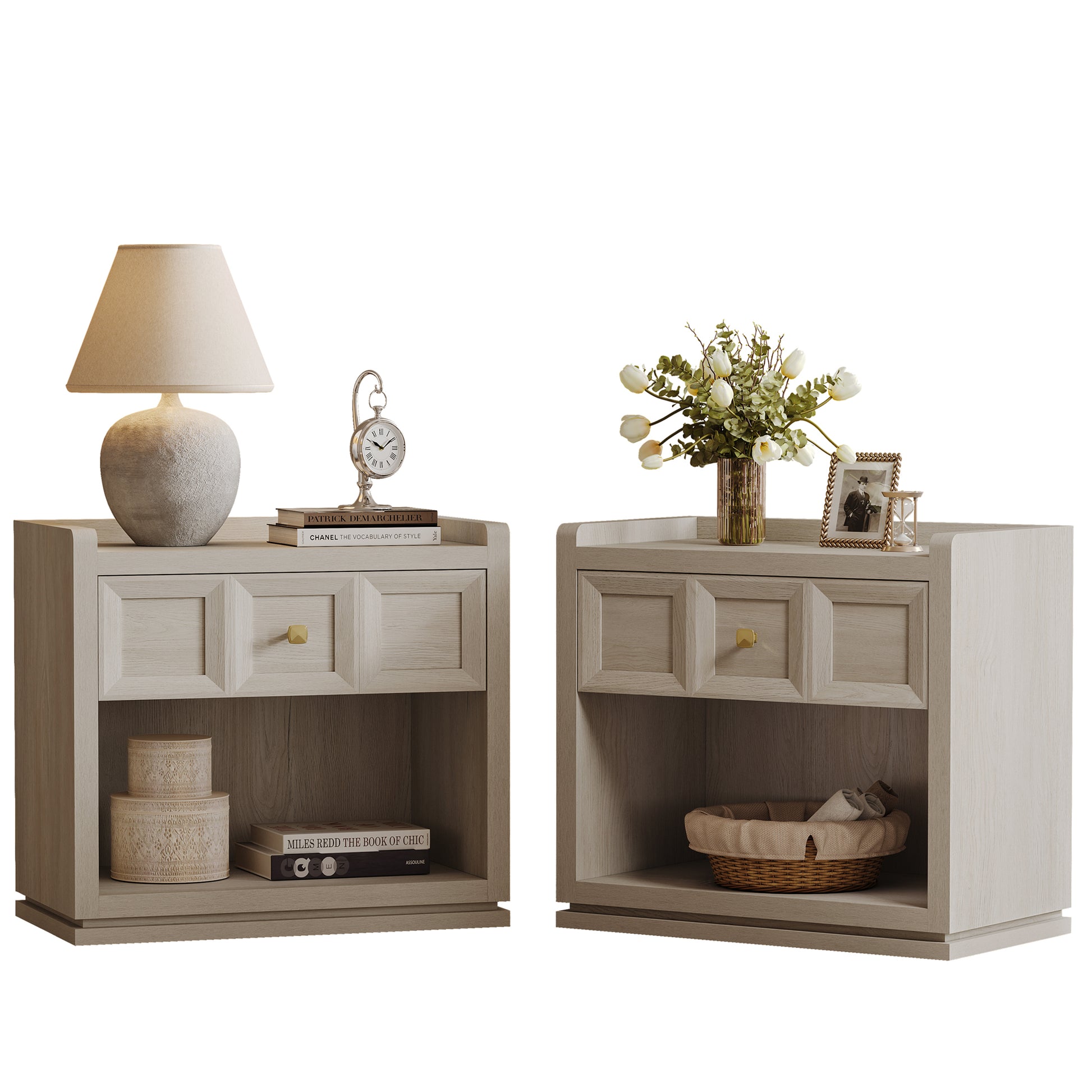 Helio Nightstands, 26Inch Wide