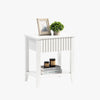 Opus White Nightstands - Sicotas