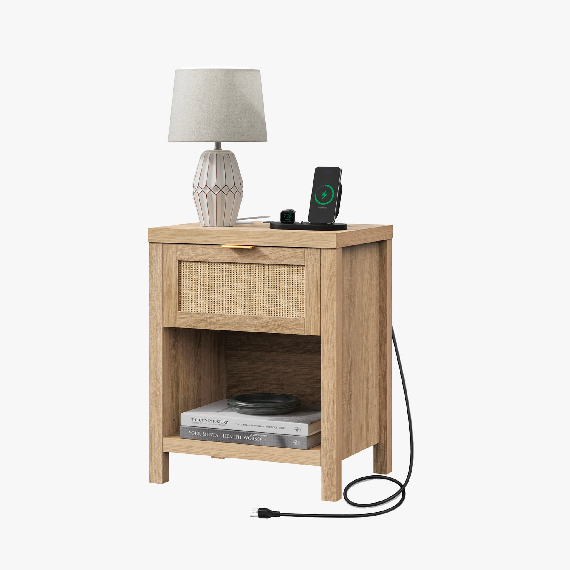 Savanna Nightstands with Drawer - Sicotas