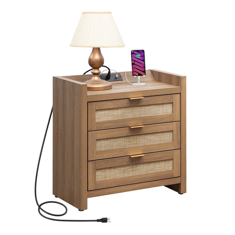 Savanna Wood Dresser, 3 Drawers - Sicotas