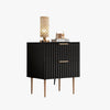 Opus Black Nightstands - Sicotas