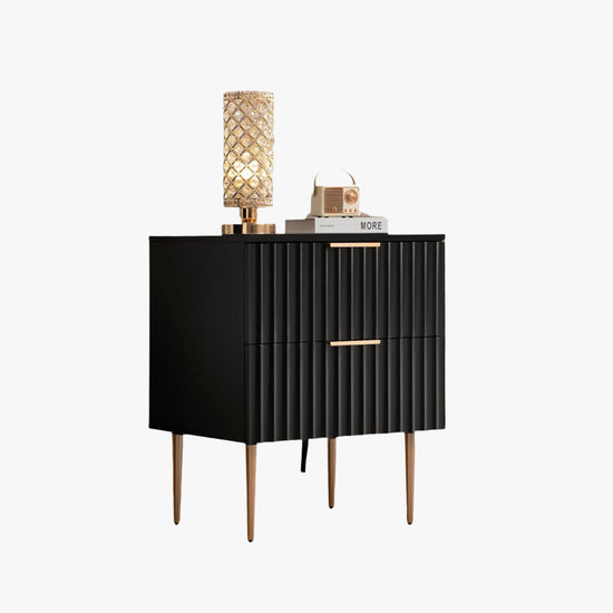 Opus Black Nightstands