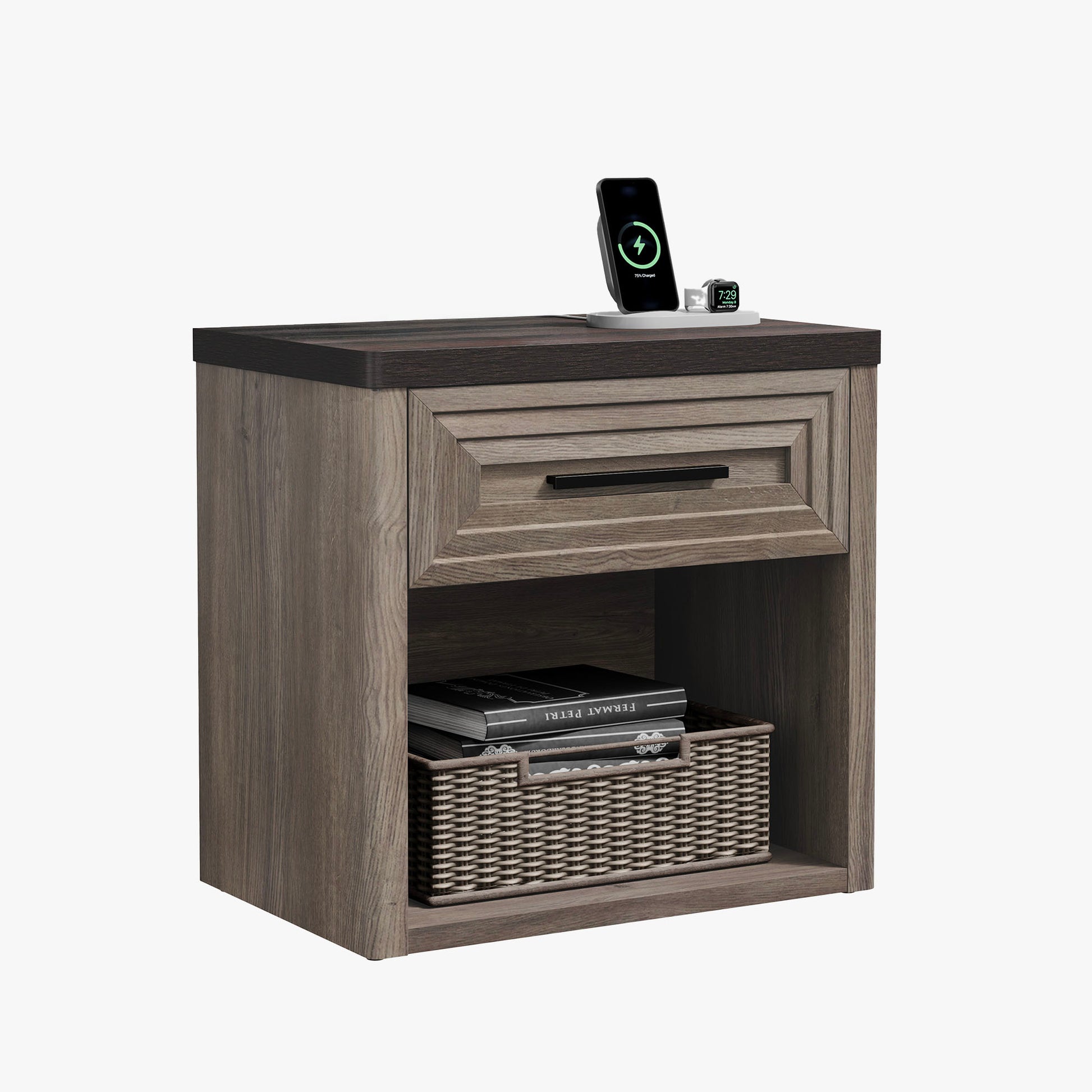 Stria Night Stands with Storage