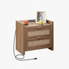 Savanna Nightstand with Charging Station - Sicotas