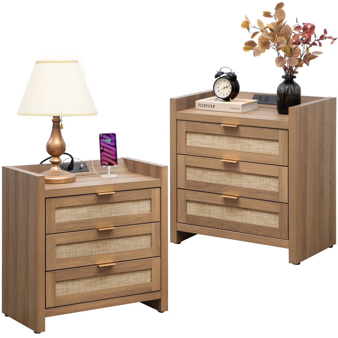 Savanna 3 Drawer Nightstand