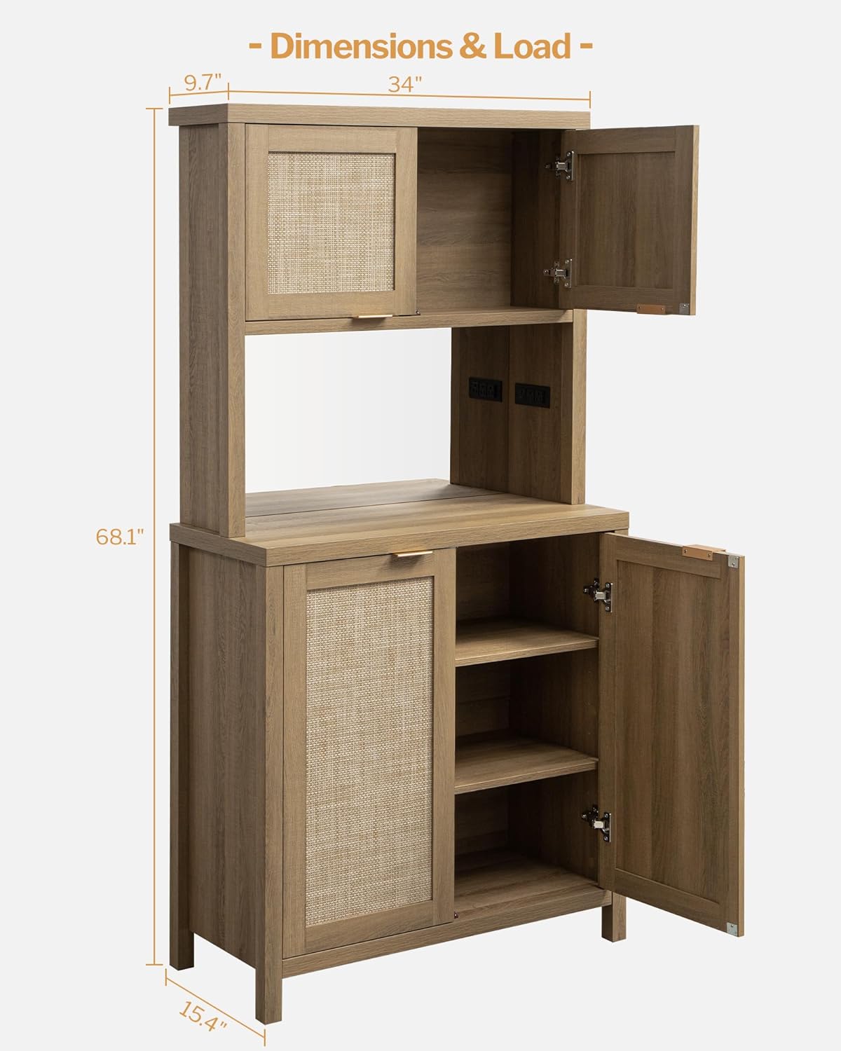 Savanna Pantry Cabinet - Sicotas