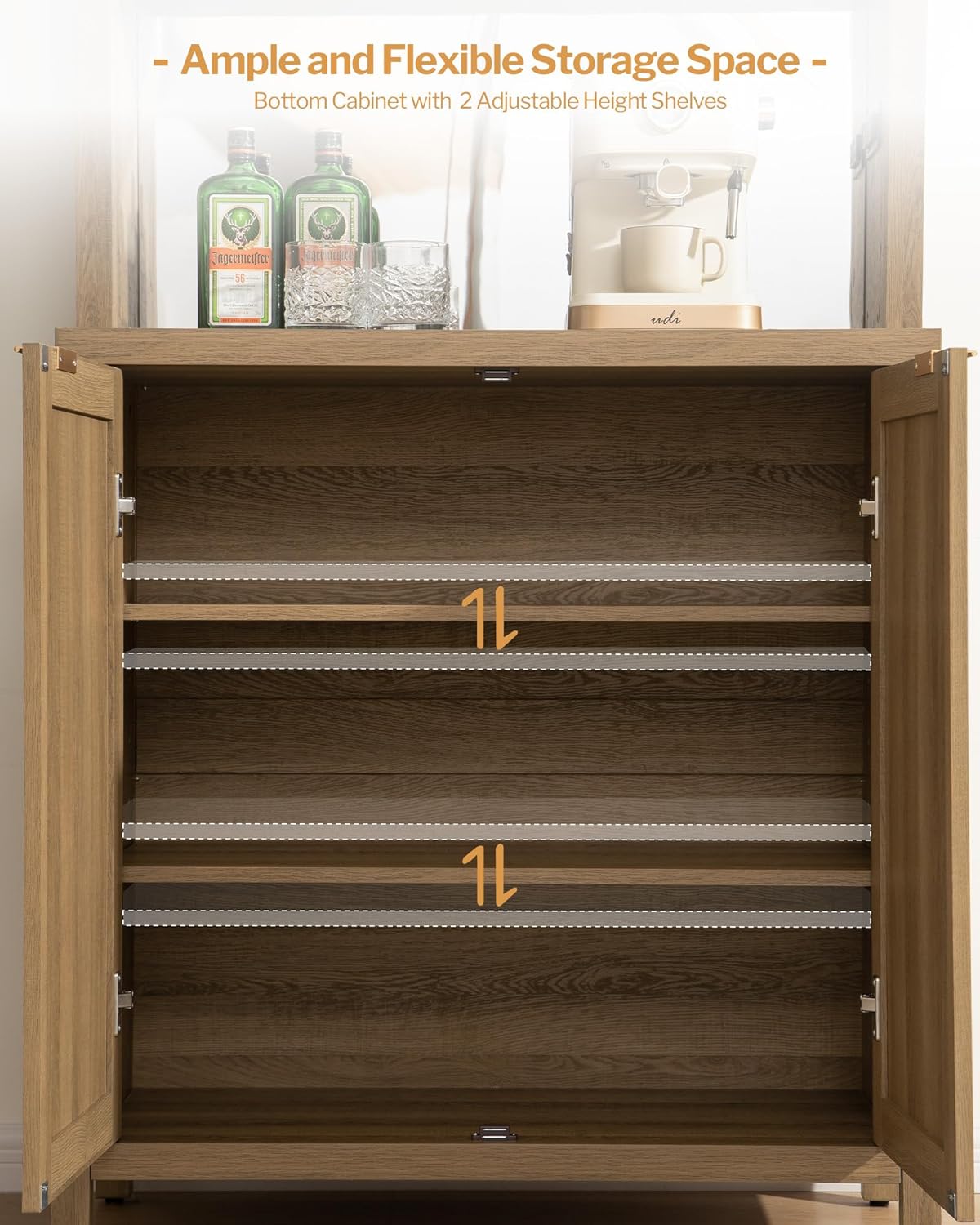 Savanna Pantry Cabinet - Sicotas