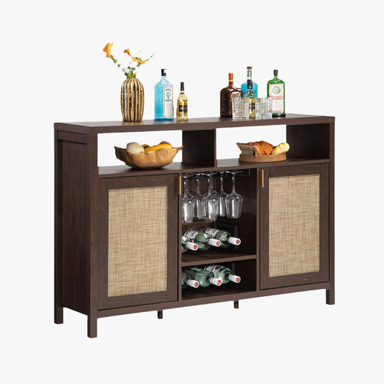 Savanna Bar Cabinet with Glass Holder