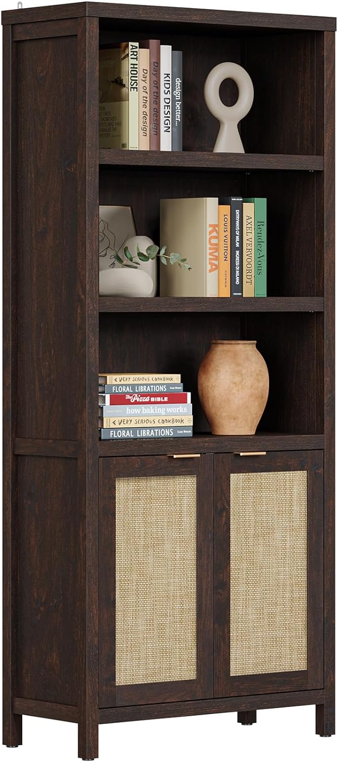 Savanna 5-Tier Tall Bookcase