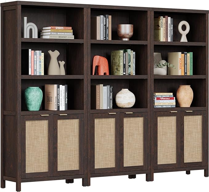 Savanna 5-Tier Tall Bookcase - Sicotas