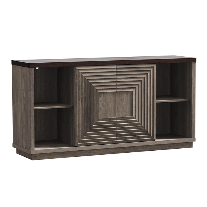 Stria 58.2Inch TV Stand,Sliding Door