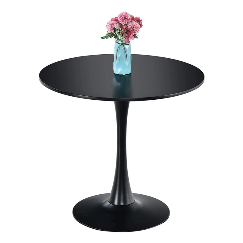 Sicotas Modern Black Round Dining Table free shipping