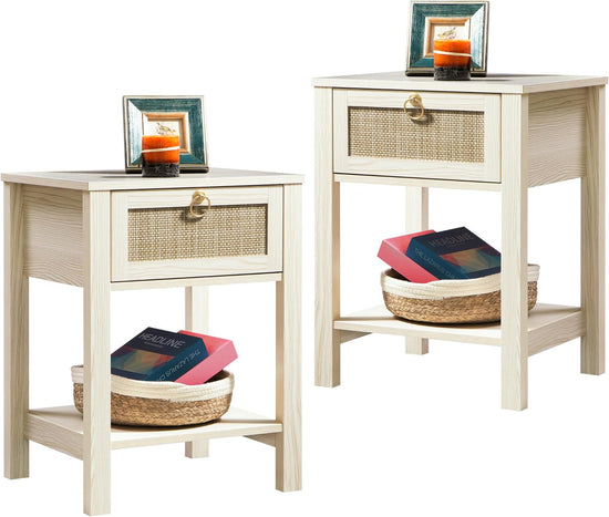 Savanna White Nightstands