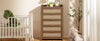 Savanna Wood Dresser, 5 Drawers - Sicotas