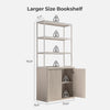 Cas 70.9Inch Bookshelf With 2 Doors