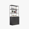 Cas 70.9Inch Bookshelf With 2 Doors