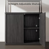 Cas 70.9Inch Bookshelf With 2 Doors