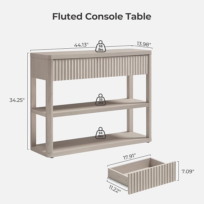 Cas Console Table with Drawers