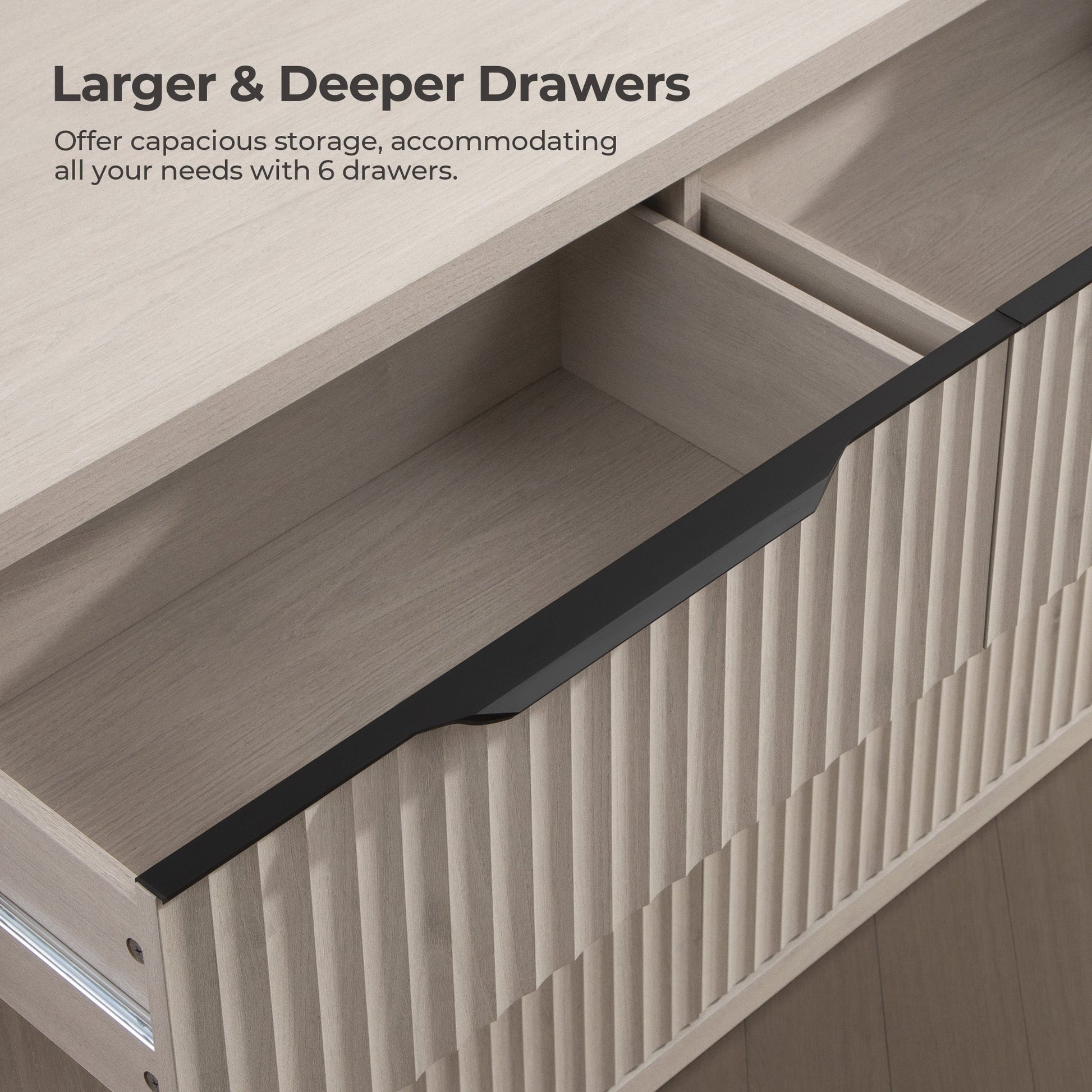 Cas Dresser, 6 Drawers