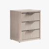 Cas 3 Drawers Dresser, Black Handle